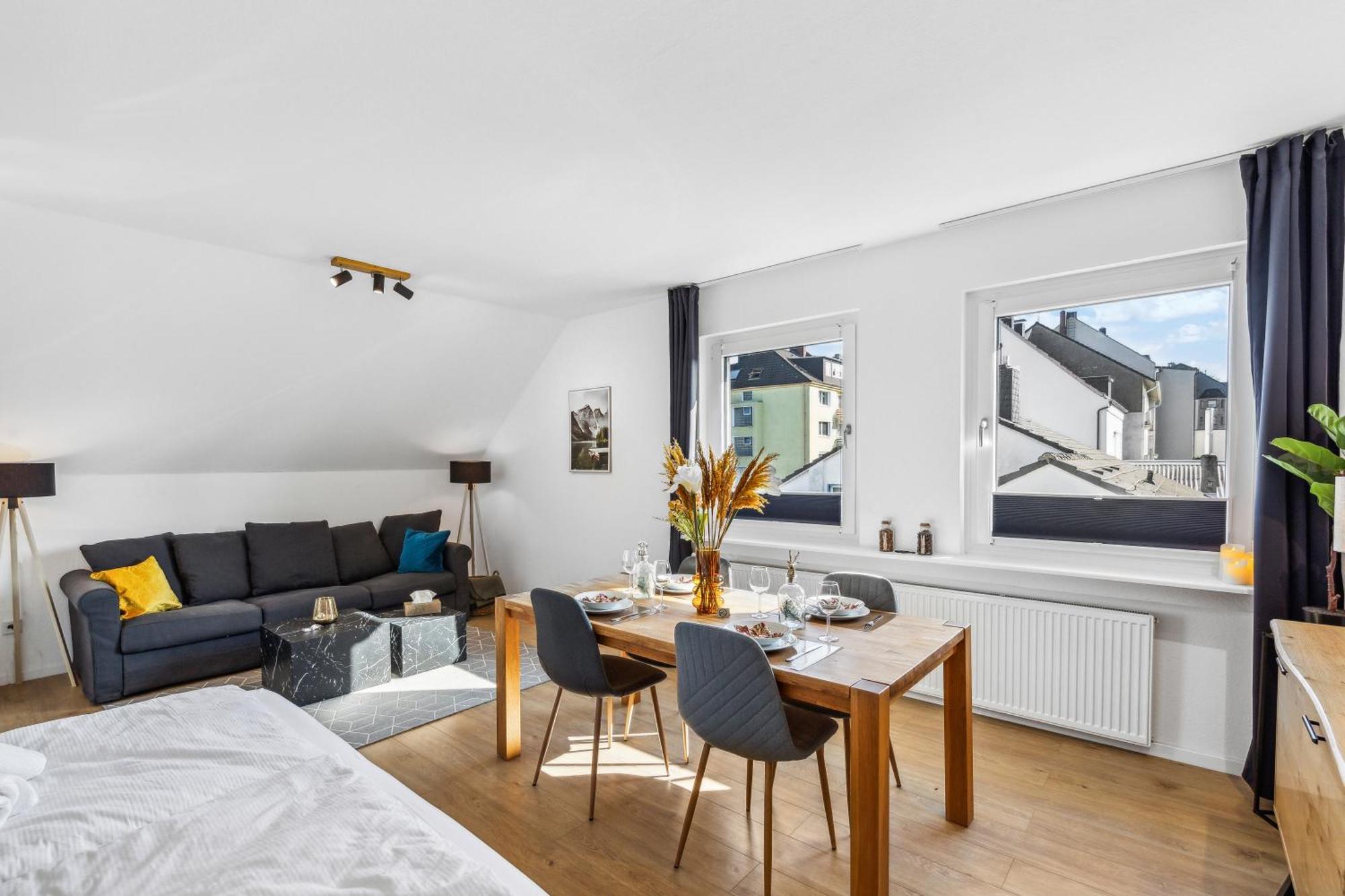 Citychalet- 73M2-Boxspringbett-Neu Renoviert-Kueche-Sehr Ruhig Bochum Luaran gambar