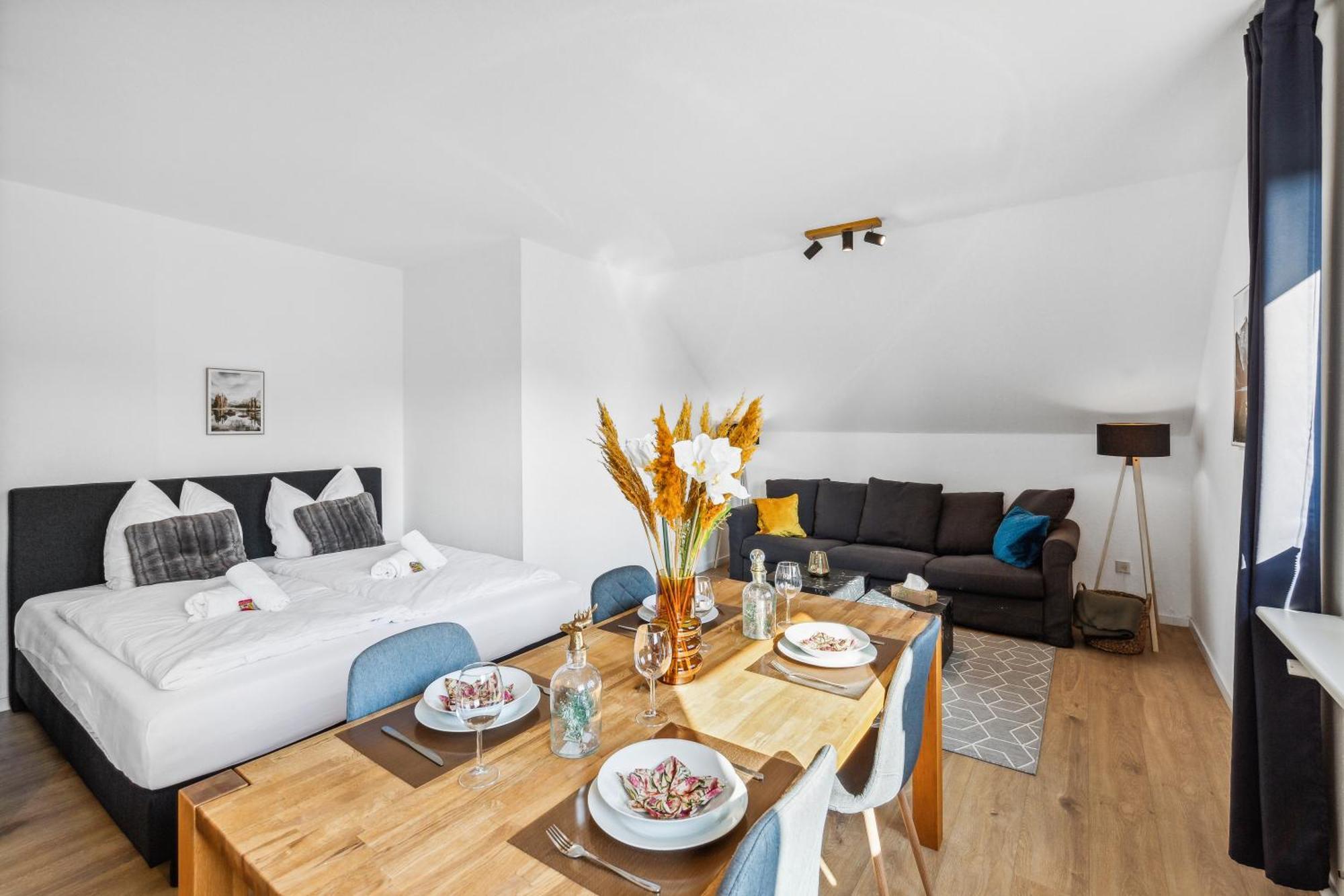 Citychalet- 73M2-Boxspringbett-Neu Renoviert-Kueche-Sehr Ruhig Bochum Luaran gambar
